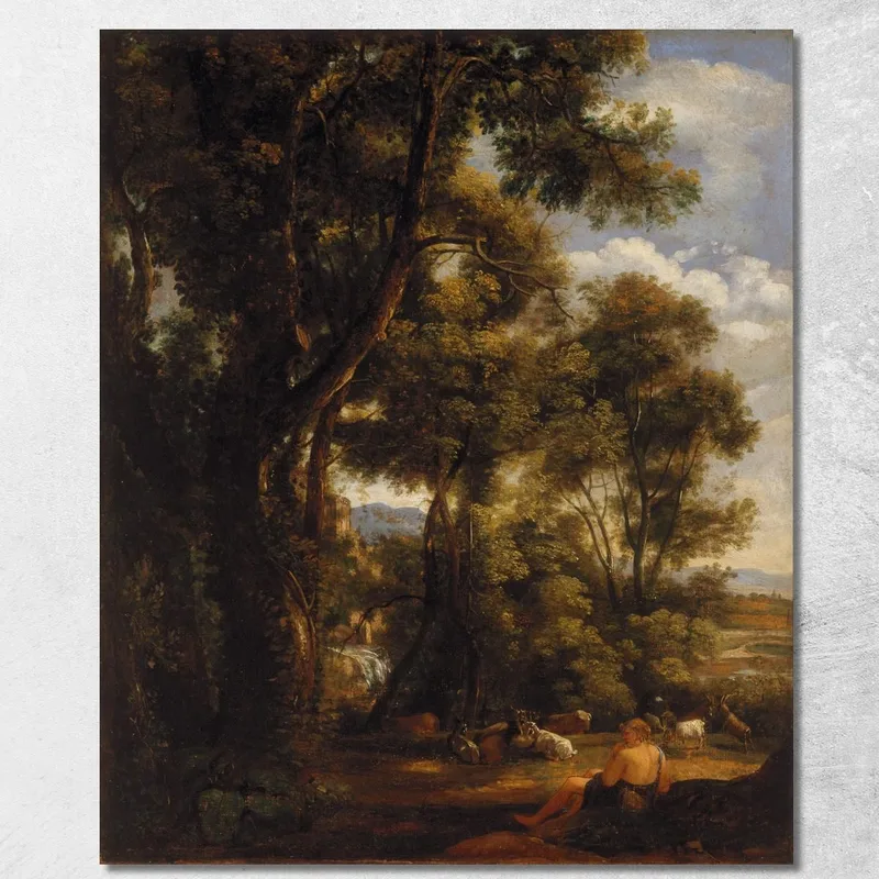 Paesaggio Con Pastore E Capre John Constable