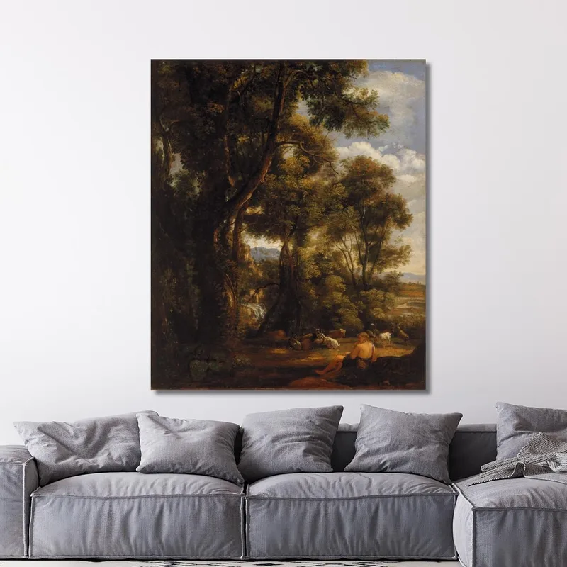 Paesaggio Con Pastore E Capre John Constable