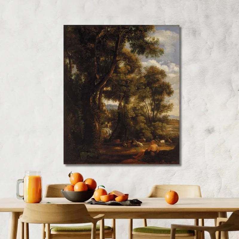 Paesaggio Con Pastore E Capre John Constable