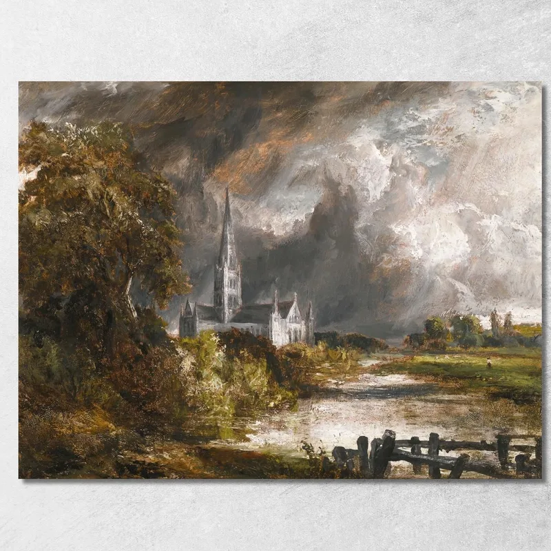 Catedral De Salisbury Desde Los Prados John Constable