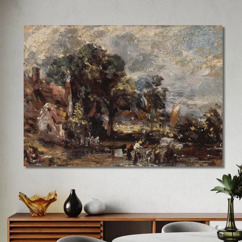 Schizzo Per "Il Carro Di Fieno" John Constable