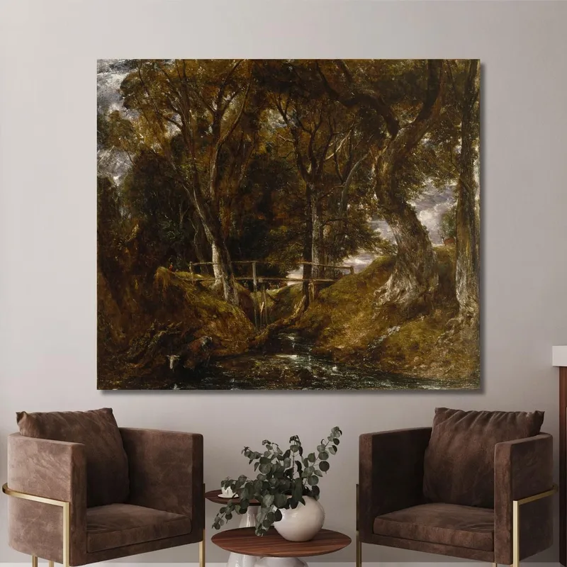 The Dell At Helmingham Park John Constable