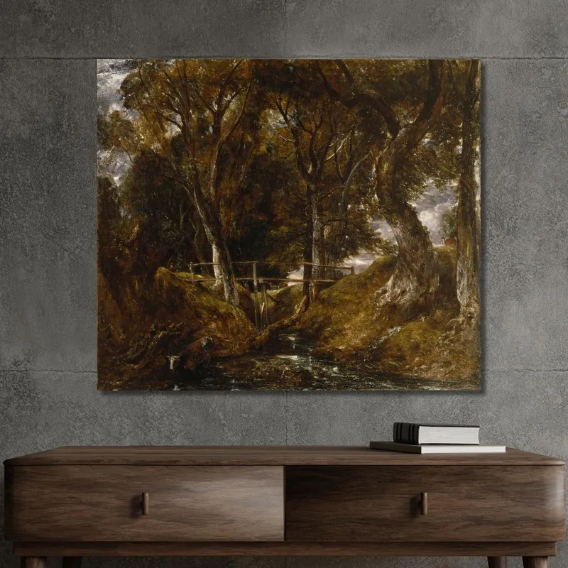 The Dell At Helmingham Park John Constable