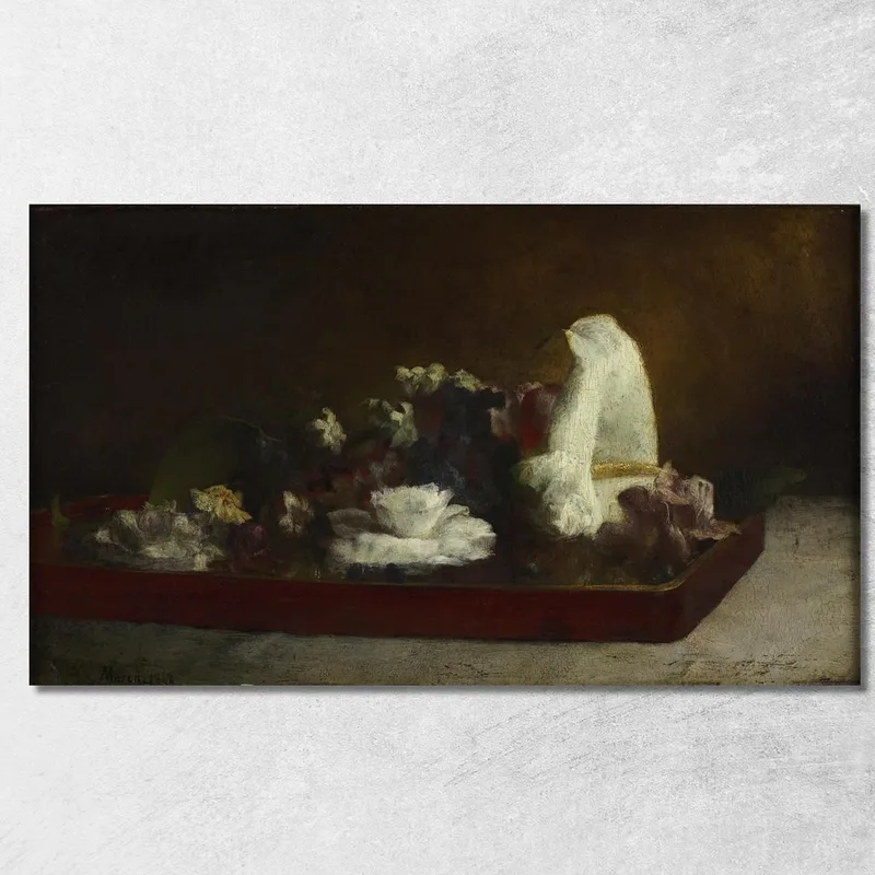 Calla-Lilie John La Farge drucken auf leinwand