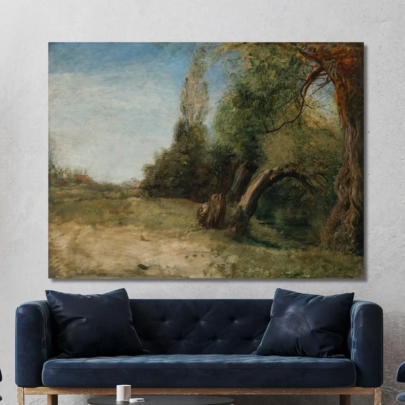 Allée Des Ormes Avec Le Ruisseau De Bayswater À Côté John Linnell