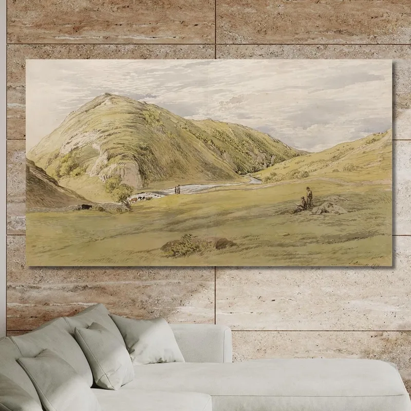 Entrance To Dovedale From Ashbourne Derbyshire John Linnell