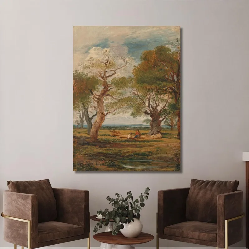 Paysage Avec Figures John Linnell
