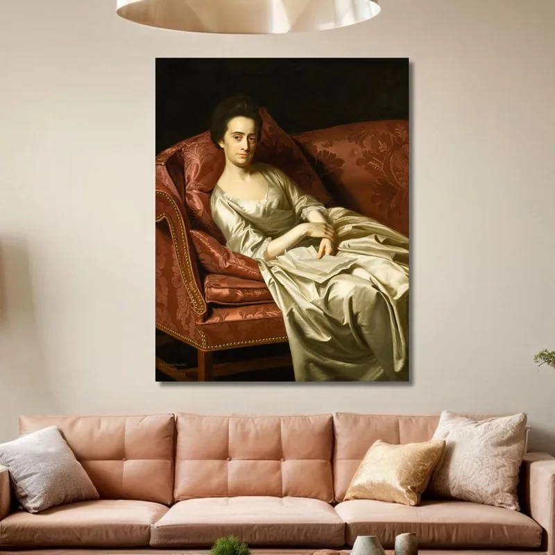 Portrait D'Une Dame John Singleton Copley
