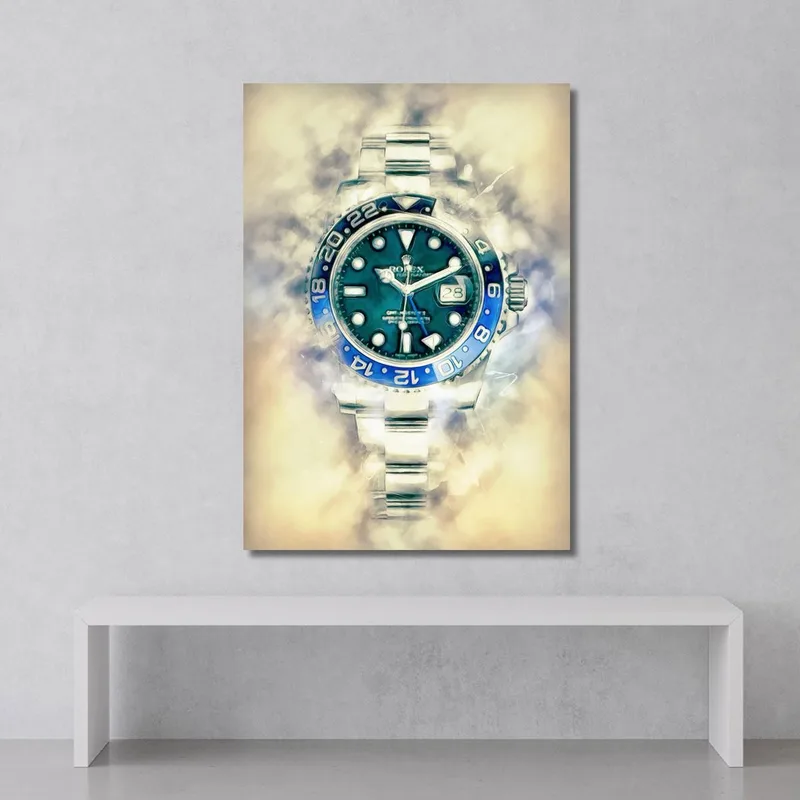 Peinture Moderne Montre Rolex Obfuscated Dream