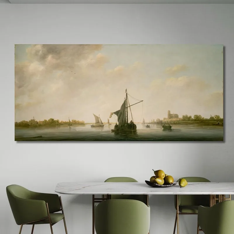 Ansicht Der Maas Bei Dordrecht​ Aelbert Cuyp