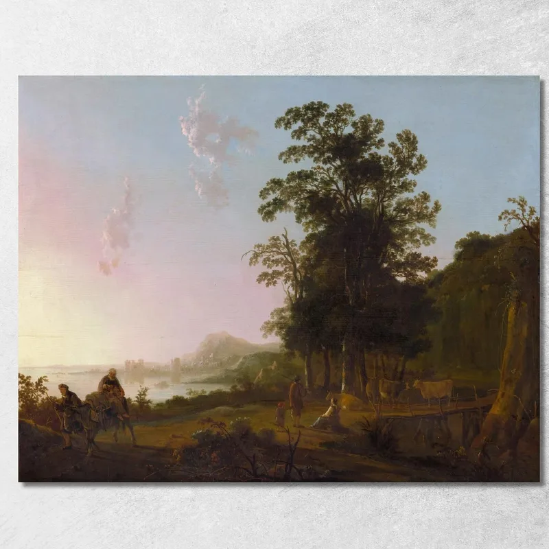 Landschaft Mit Der Flucht Nach Ägypten​ Aelbert Cuyp