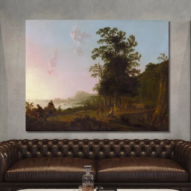 Landschaft Mit Der Flucht Nach Ägypten​ Aelbert Cuyp