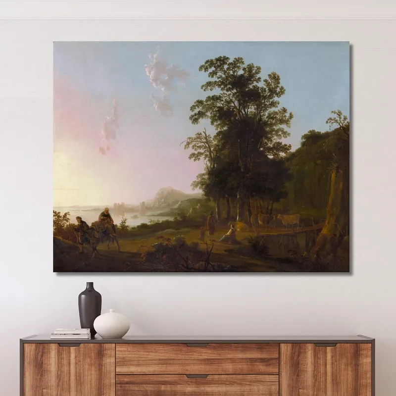 Landschaft Mit Der Flucht Nach Ägypten​ Aelbert Cuyp