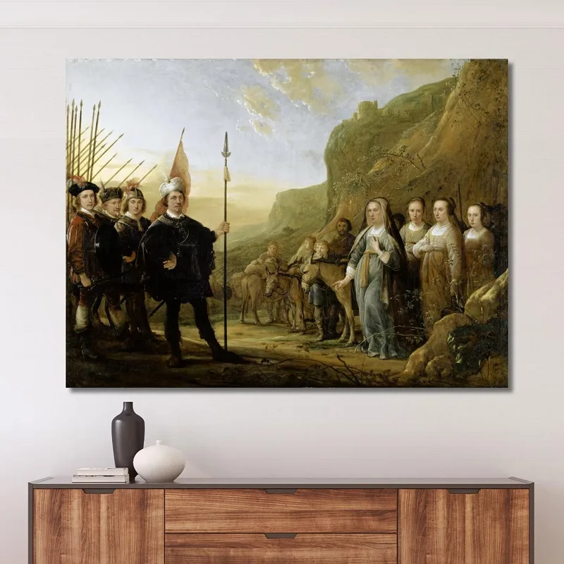 Die Begegnung Von David Und Abigail​ Aelbert Cuyp