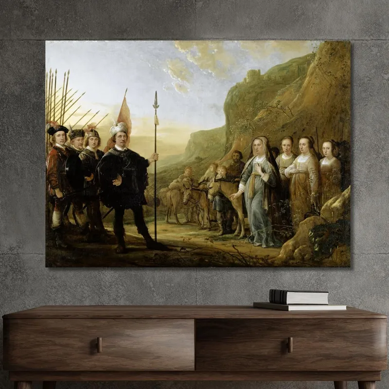 Die Begegnung Von David Und Abigail​ Aelbert Cuyp