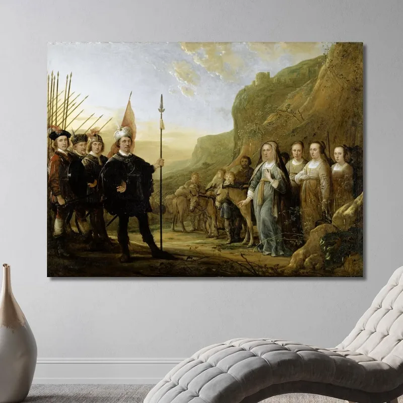 Die Begegnung Von David Und Abigail​ Aelbert Cuyp