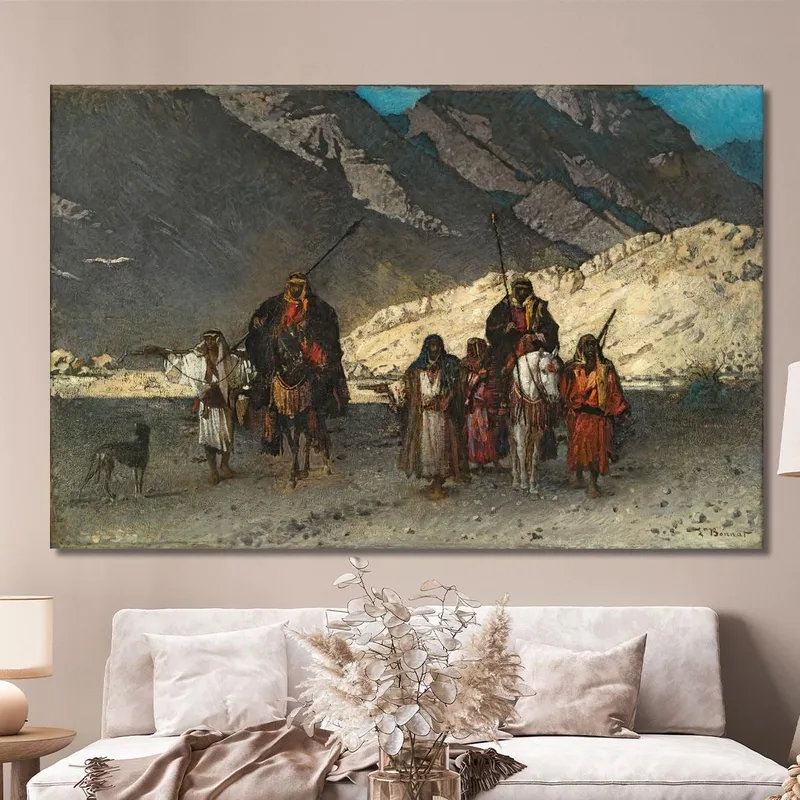 Cheikhs Arabes Dans Les Montagnes Léon Bonnat