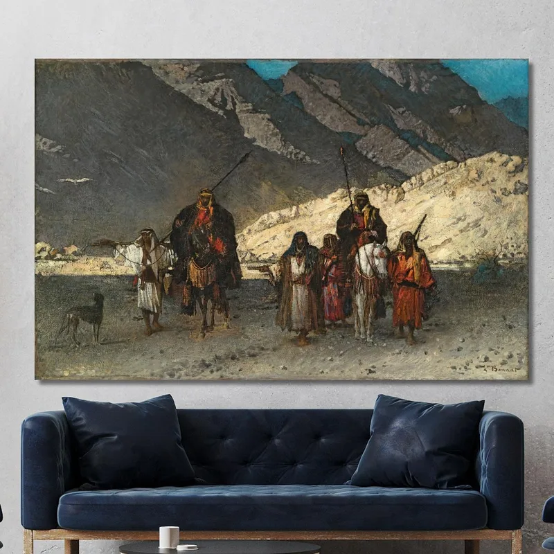 Cheikhs Arabes Dans Les Montagnes Léon Bonnat