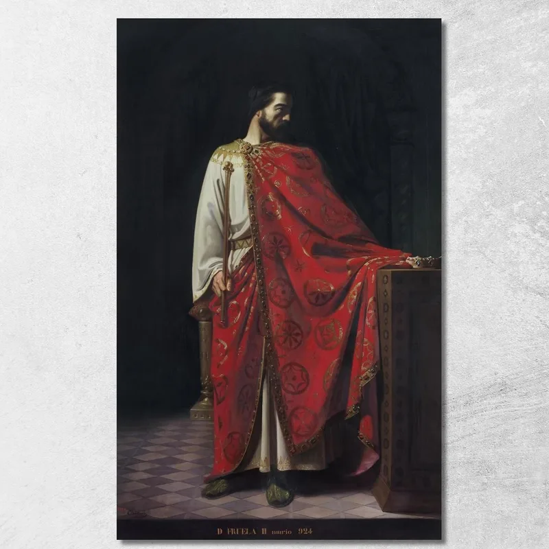 Fruela Ii. Von Asturien König Von Asturien Léon Bonnat