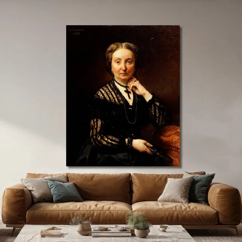 Portrait De Femme Léon Bonnat