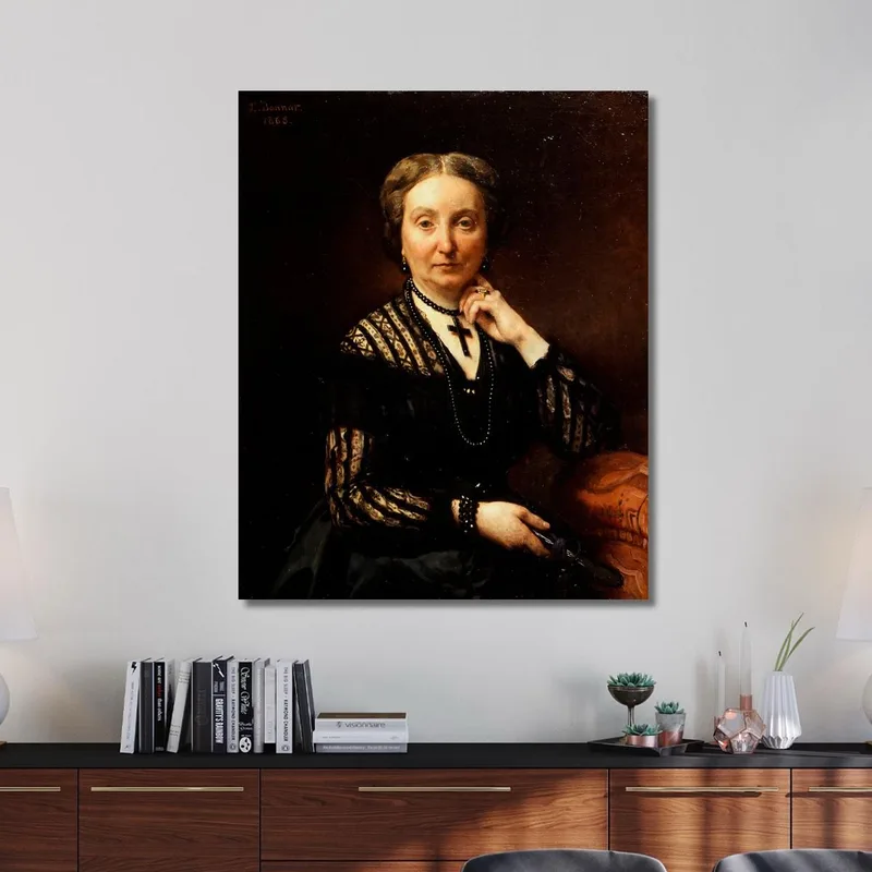 Portrait De Femme Léon Bonnat