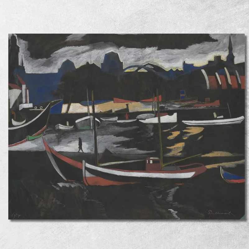 Muelles Comerciales En Ostende Léon Spilliaert