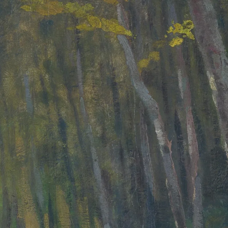 Wald Mit Schafen Ľudovít Čordák