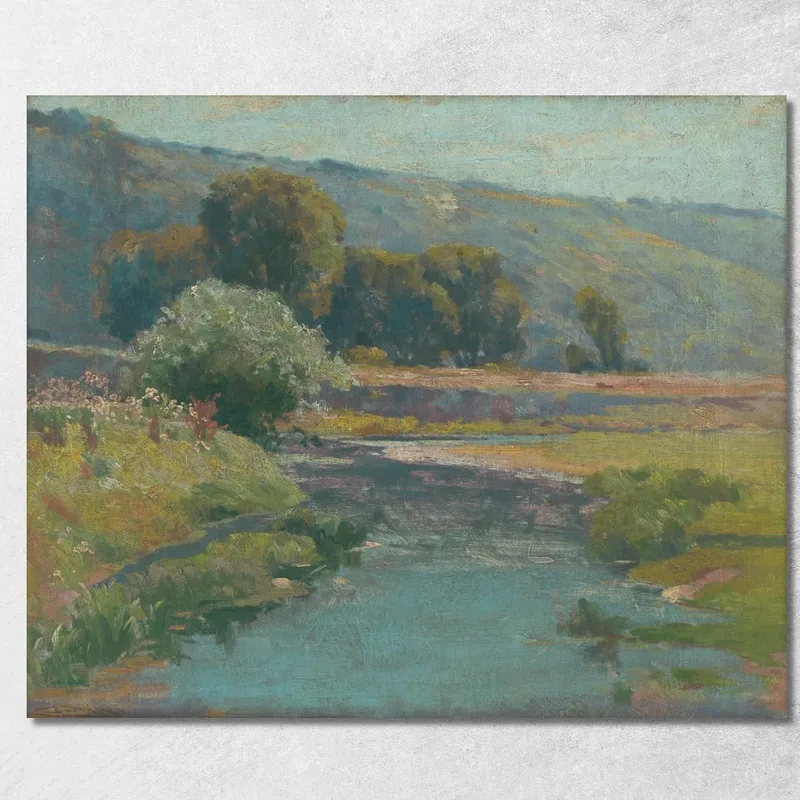 Landscape With A Flooded Stream Ľudovít Čordák