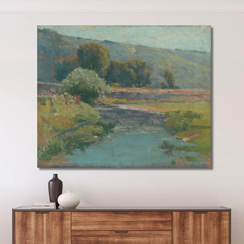 Landscape With A Flooded Stream Ľudovít Čordák