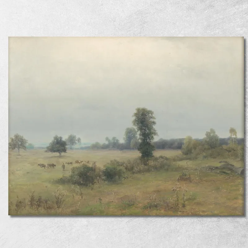 Paysage Avec Des Vaches Paissant Ľudovít Čordák