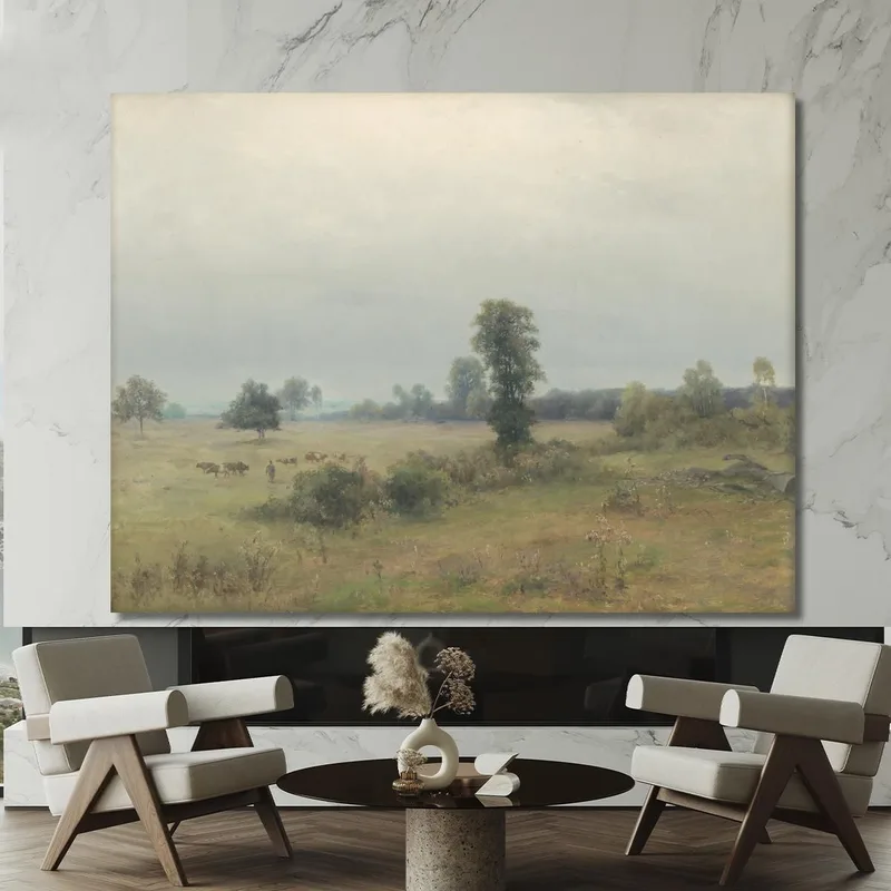 Paysage Avec Des Vaches Paissant Ľudovít Čordák