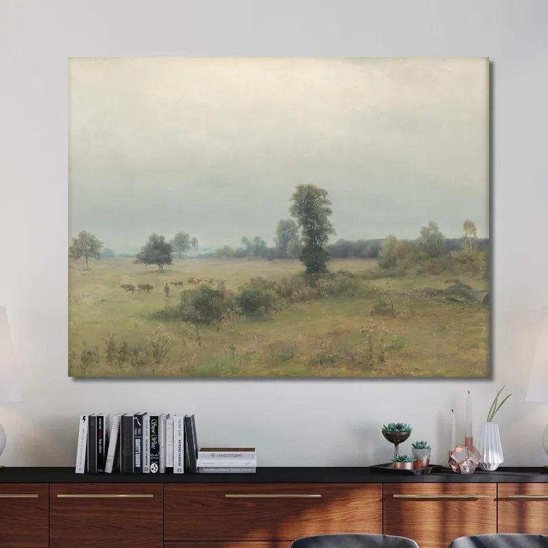 Paysage Avec Des Vaches Paissant Ľudovít Čordák
