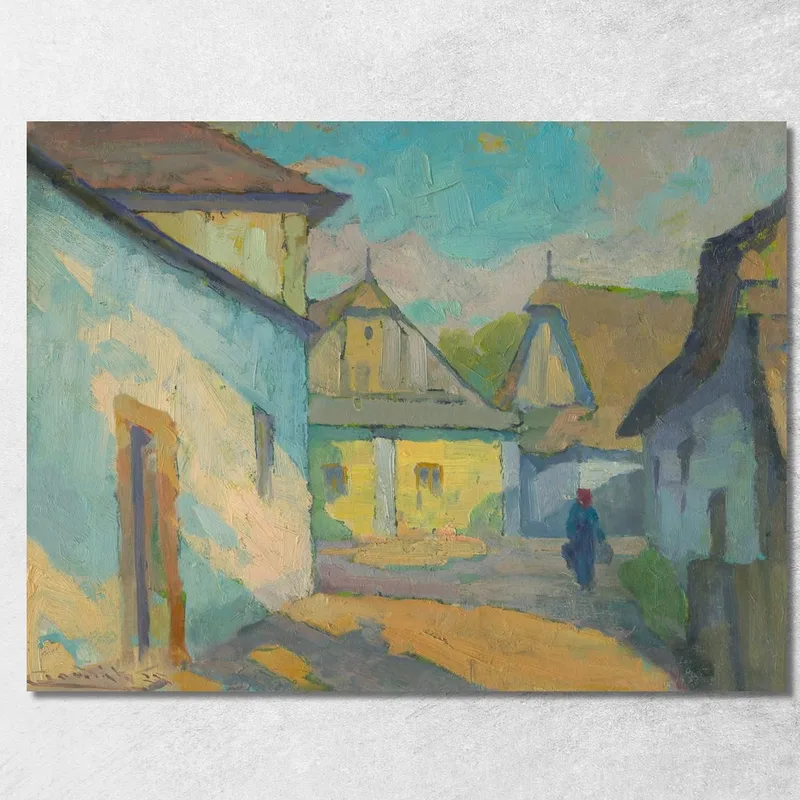 Motif From An East Slovak Village Ľudovít Čordák