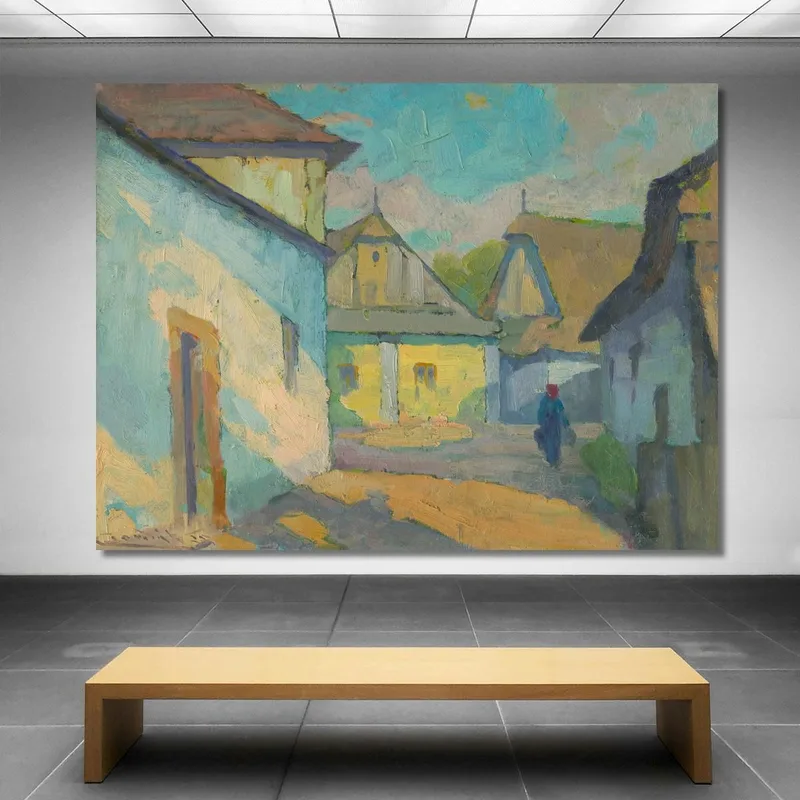 Motif From An East Slovak Village Ľudovít Čordák
