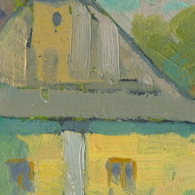 Motif From An East Slovak Village Ľudovít Čordák
