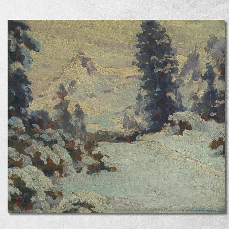Winterlandschaft 2 Ľudovít Čordák