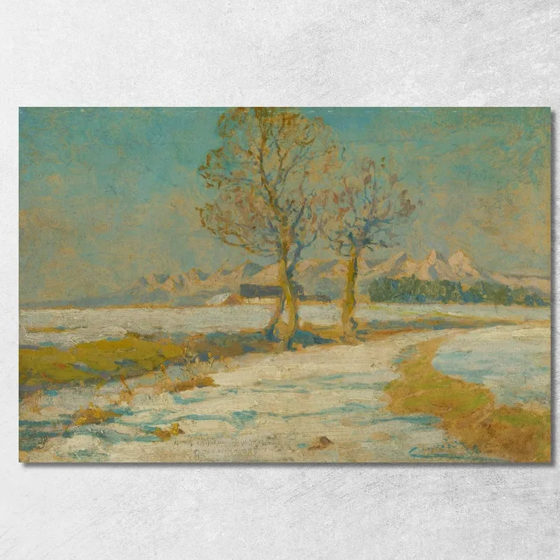 Winterlandschaft Unter Den Tatra Ľudovít Čordák