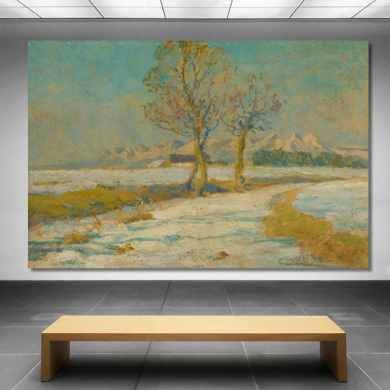 Winterlandschaft Unter Den Tatra Ľudovít Čordák