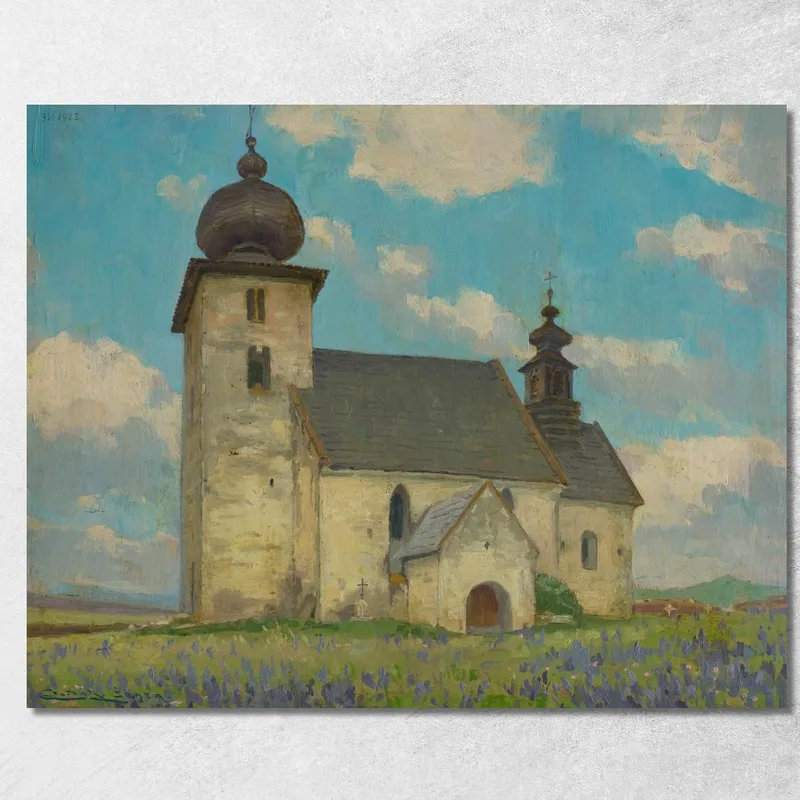 Église Gothique À Žehra Ľudovít Čordák
