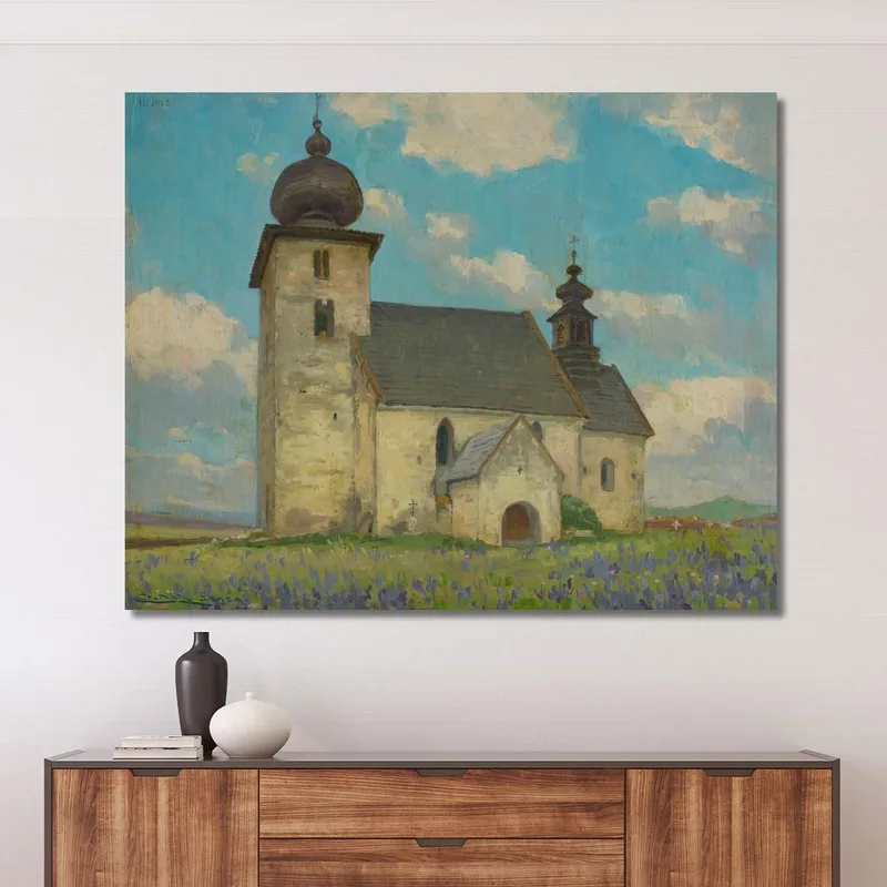 Église Gothique À Žehra Ľudovít Čordák