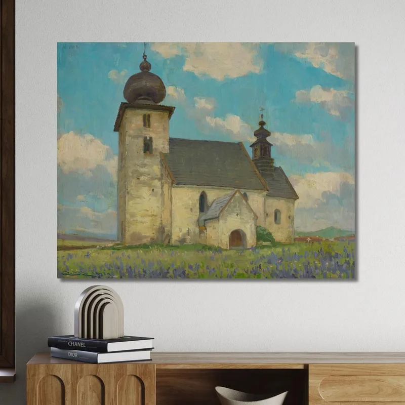 Église Gothique À Žehra Ľudovít Čordák