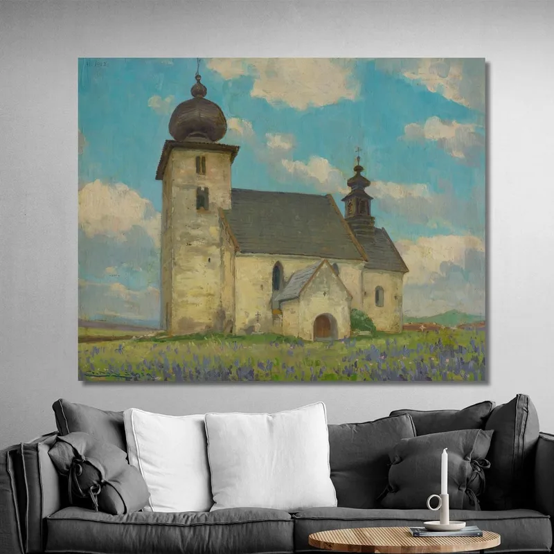 Église Gothique À Žehra Ľudovít Čordák