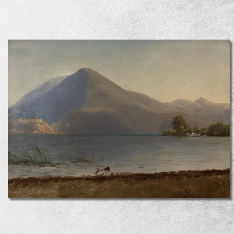En El Hudson Albert Bierstadt