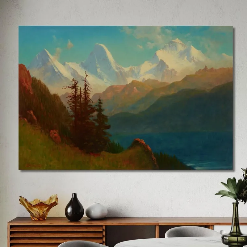 Splendore Albert Bierstadt quadro stampa su tela