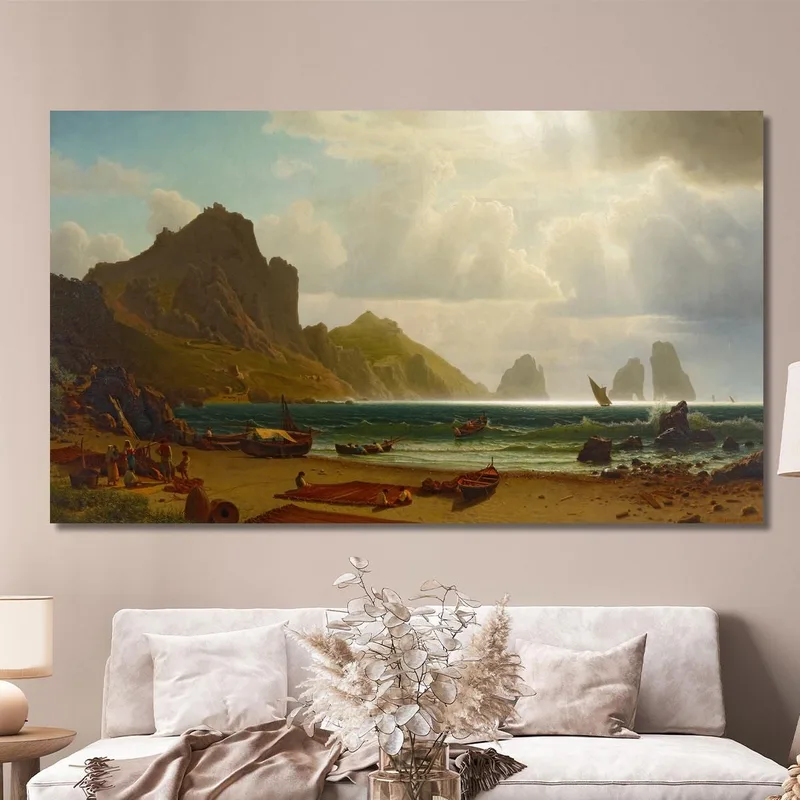 Die Marina Piccola Capri Albert Bierstadt