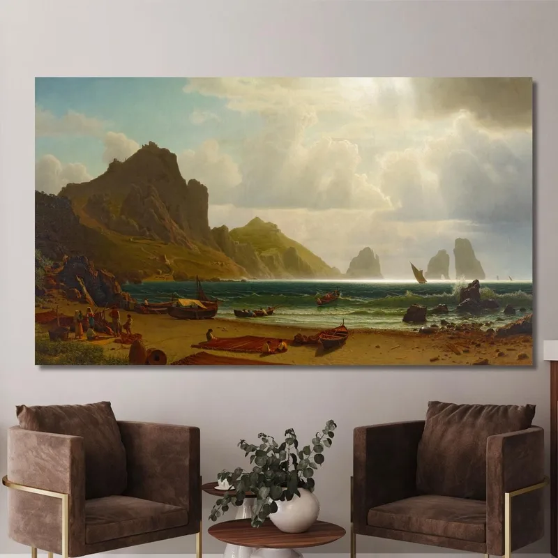 Die Marina Piccola Capri Albert Bierstadt