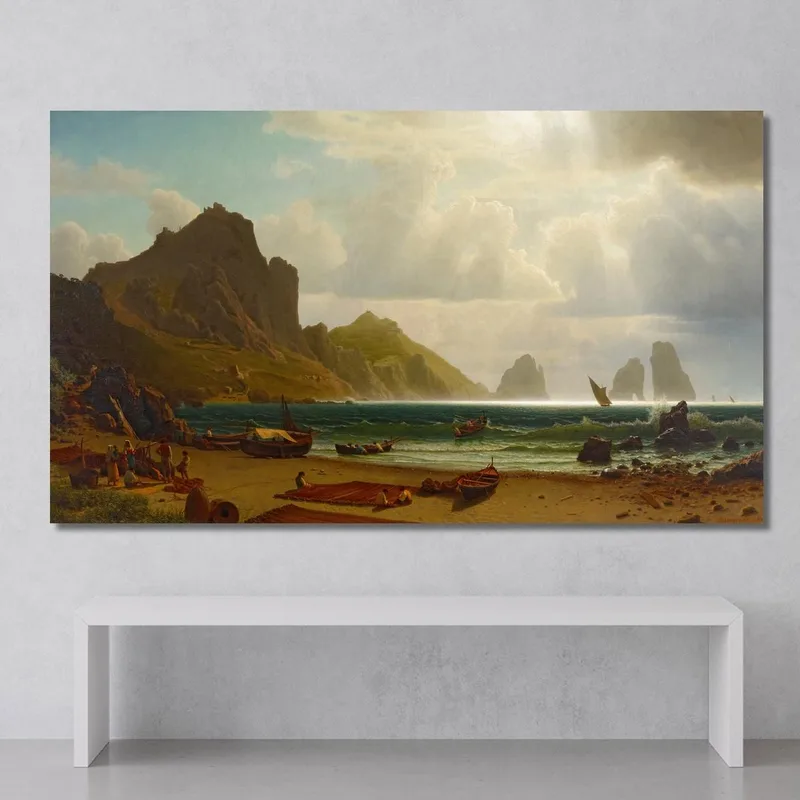 Die Marina Piccola Capri Albert Bierstadt