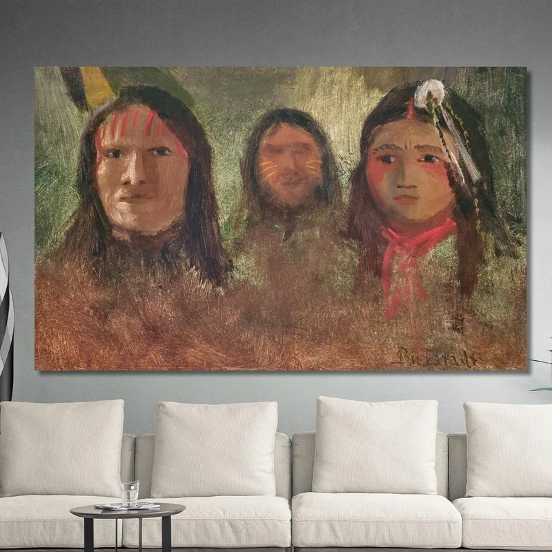 Tre Indiani Albert Bierstadt
