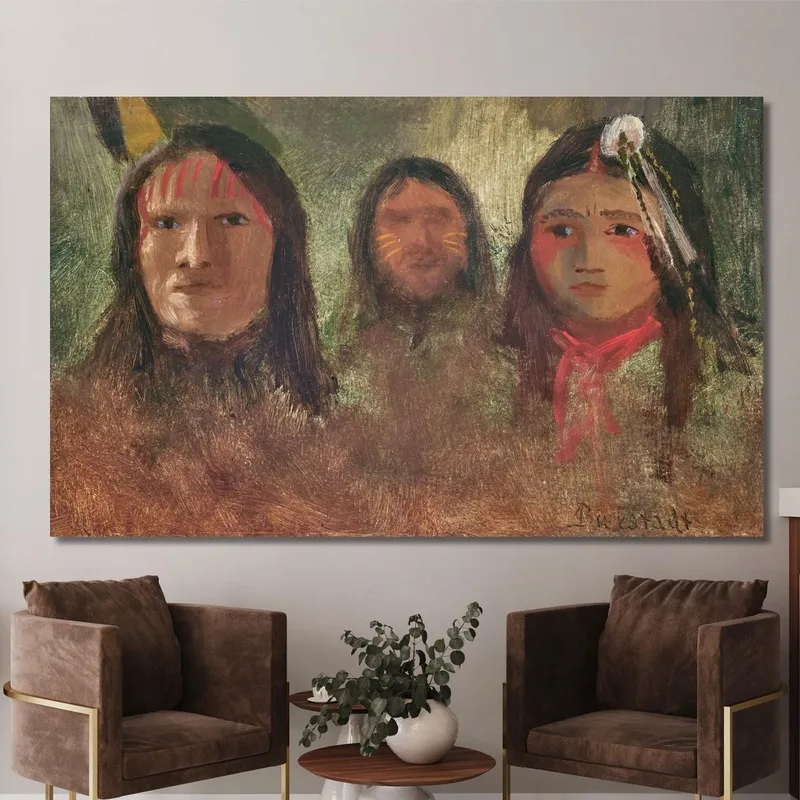 Tre Indiani Albert Bierstadt