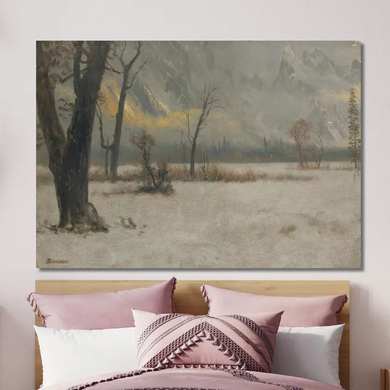 Winterlandschaft Albert Bierstadt